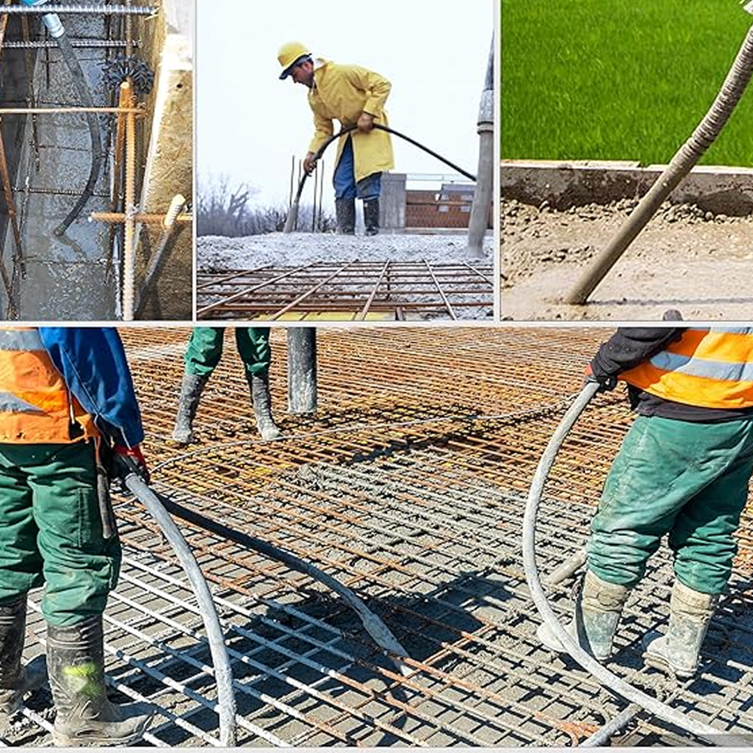 Professzionális betonvibrátor 1300 W, 2 m-es tömlővel