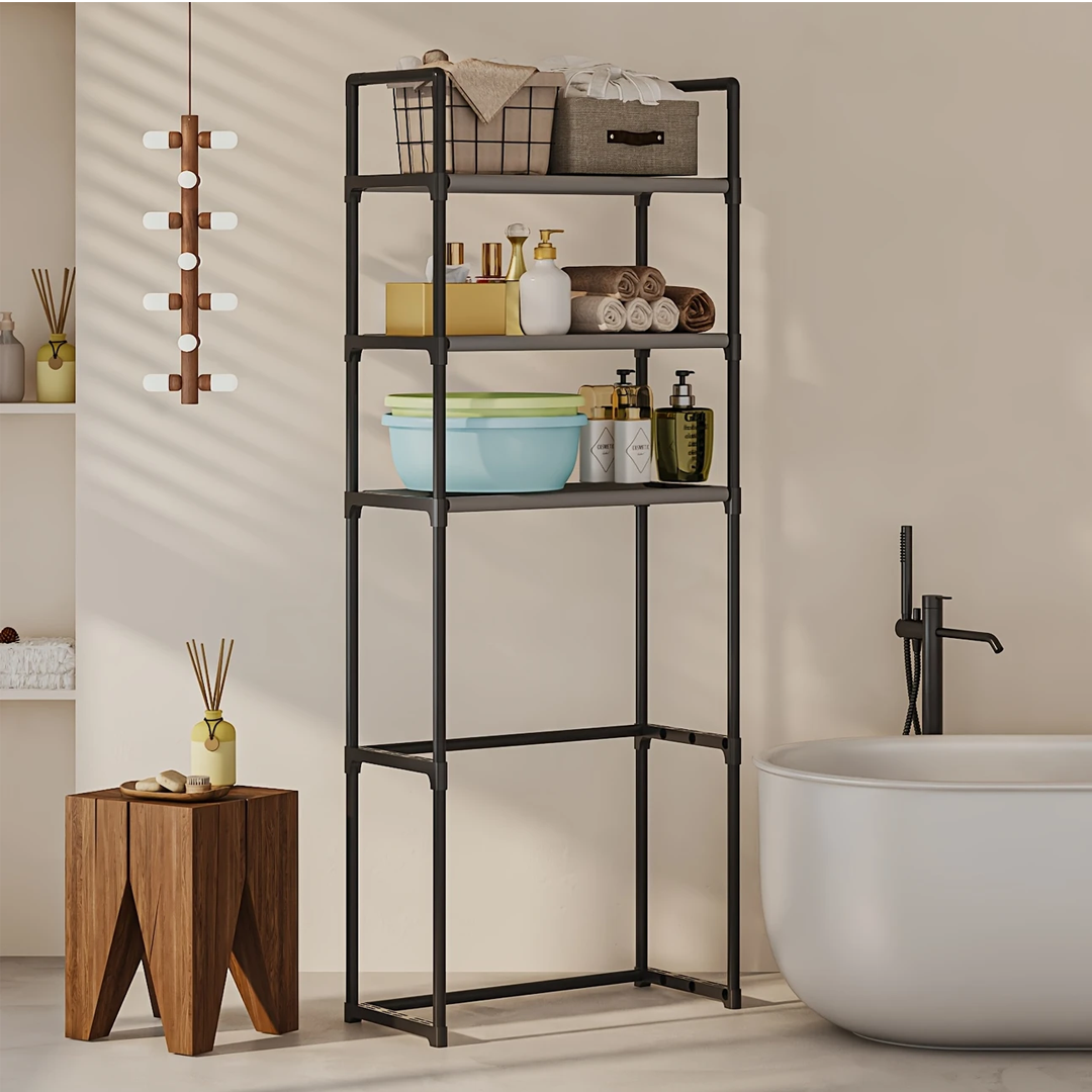 Többcélú fürdőszoba polc – praktikus megoldás minden helyre