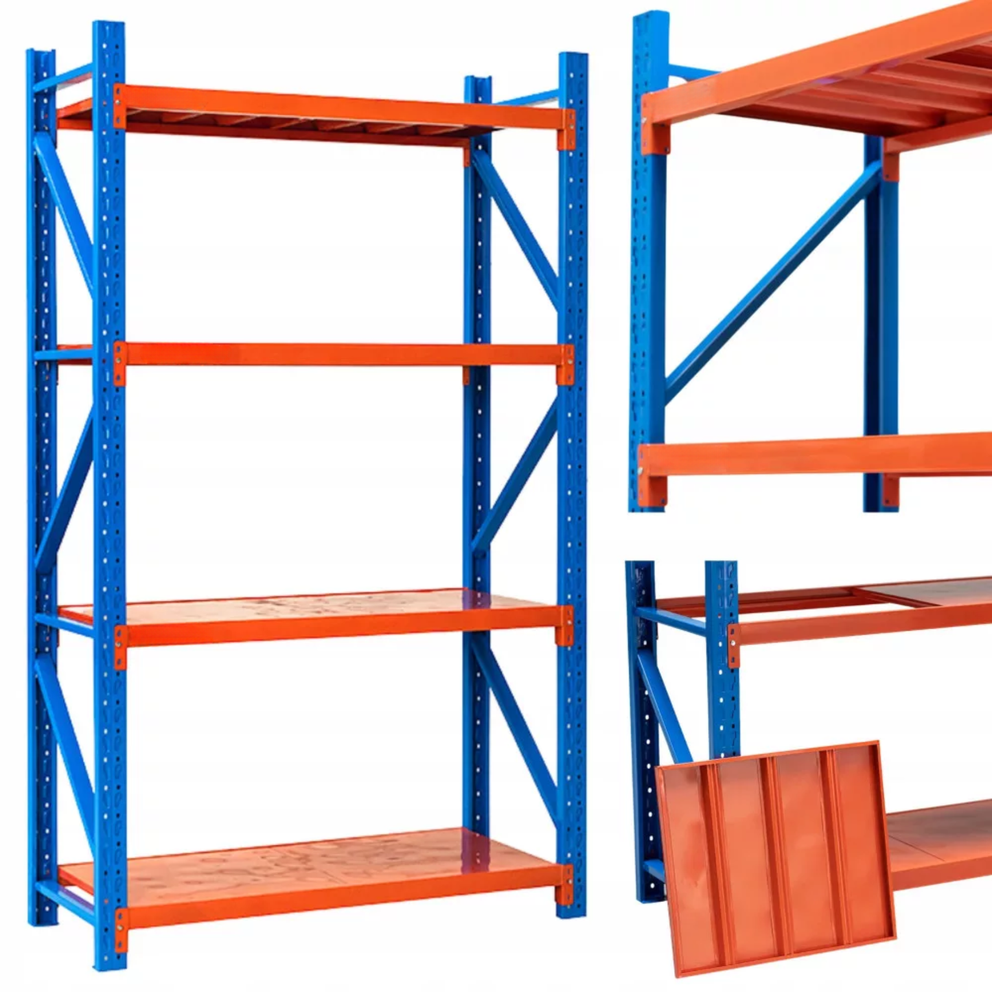Tárolópolc – 4 szint | 200 kg szintenként