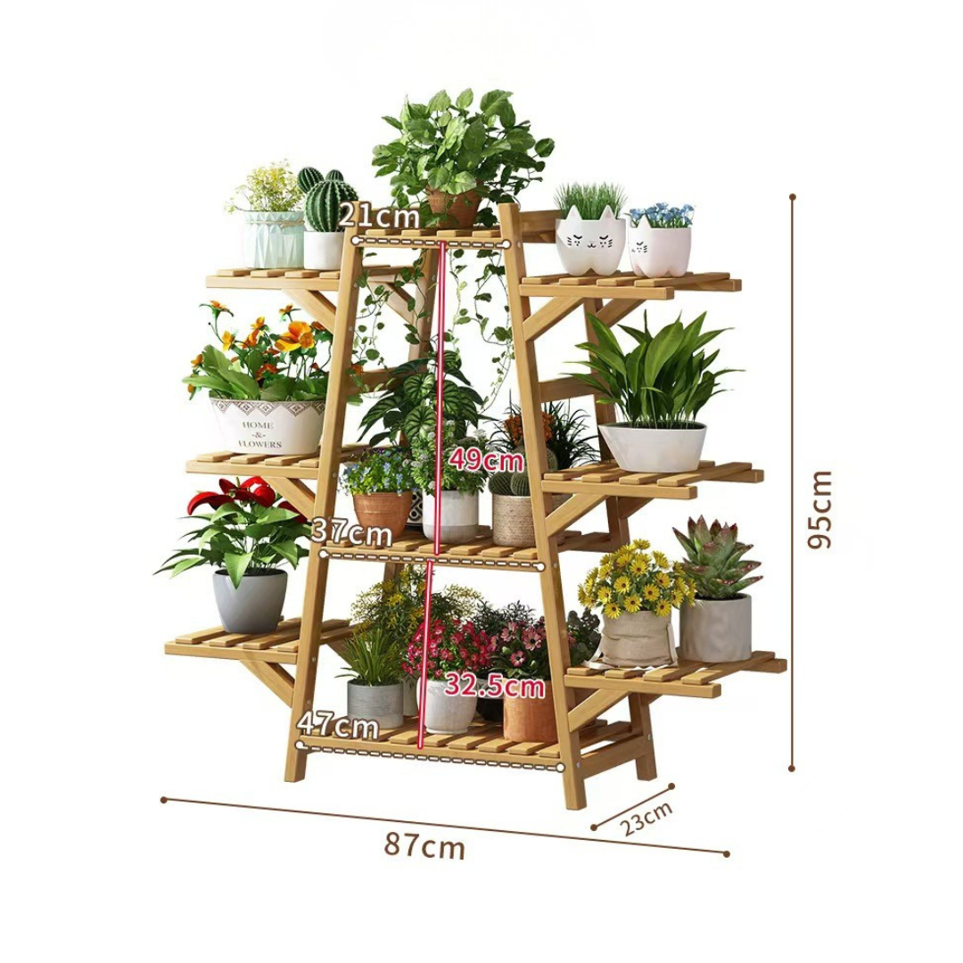 8 szintes növényi állvány – beltéri és kültéri használatra