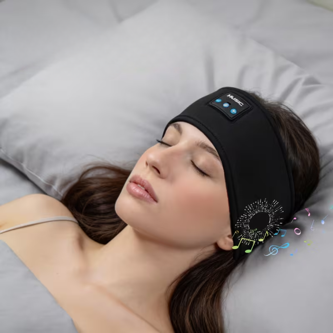 Bluetooth fejpánt fejhallgatóval – alváshoz és sportoláshoz