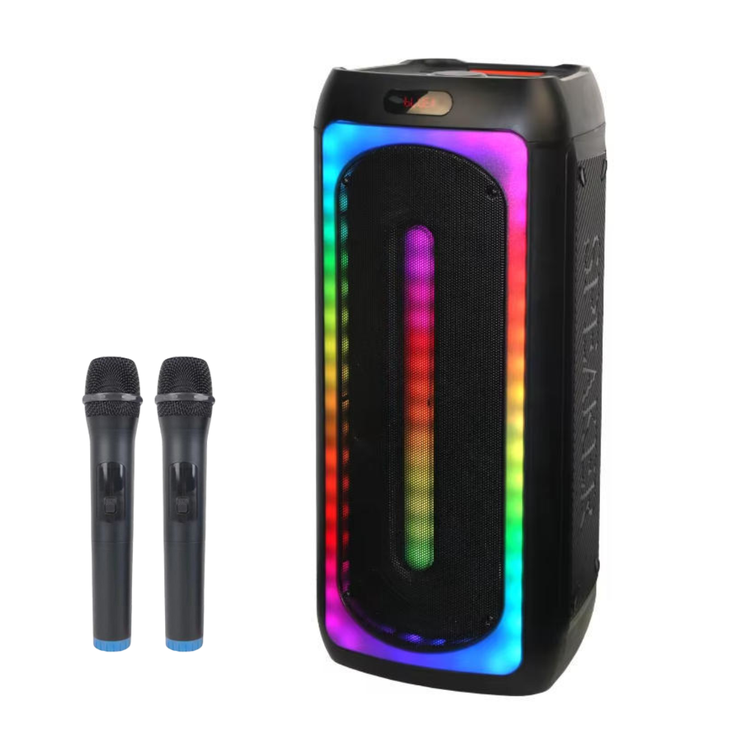 Bluetooth hangszóró 2 mikrofonnal