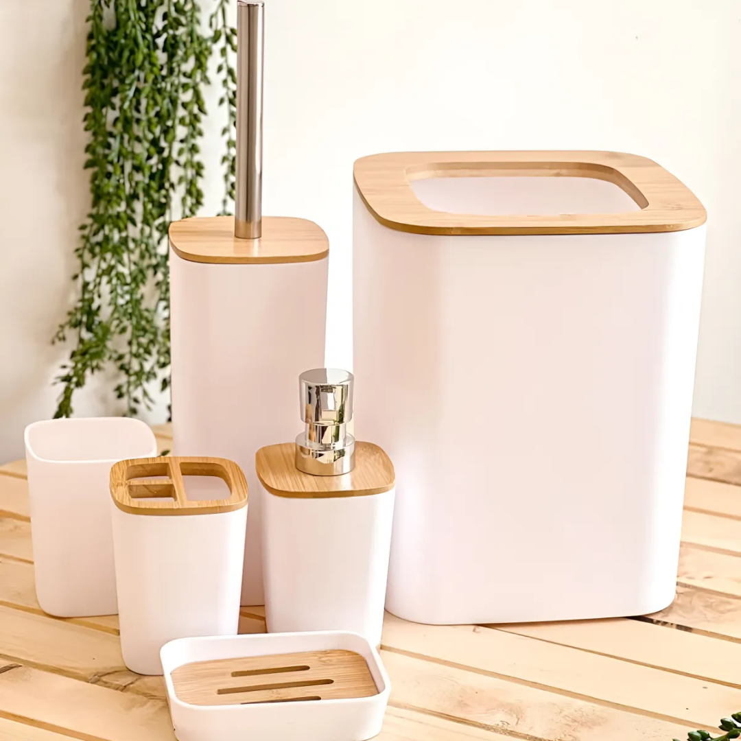 Fürdőszoba Galanter Set – 6 elem modern fekete színben