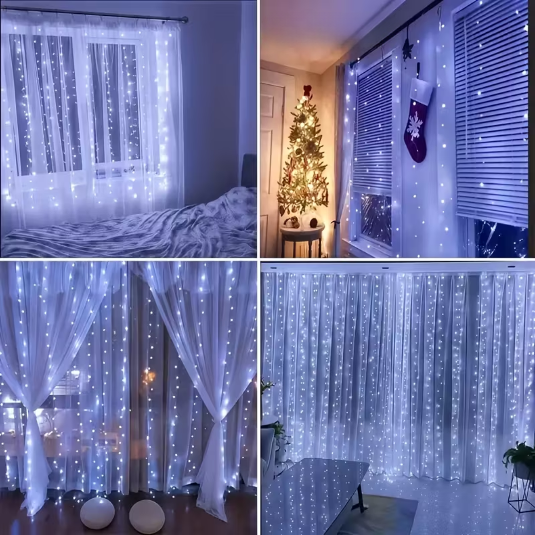 Varázslatos LED függöny