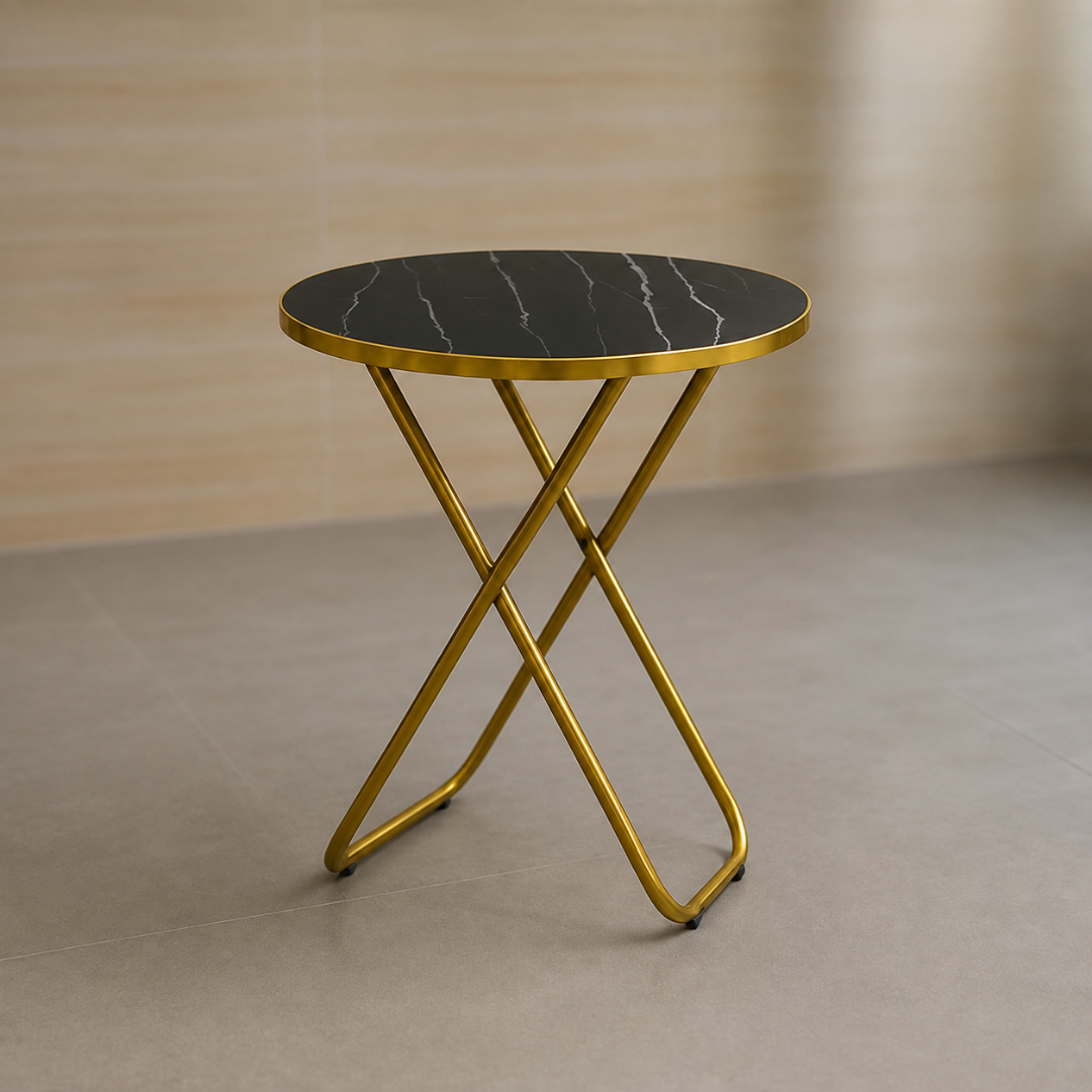 Luxus márvány kerti asztal – Ø60 cm